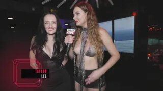 Interviews with Vixen Models in Amsterdam by Naked News Reporter & Public Fla…